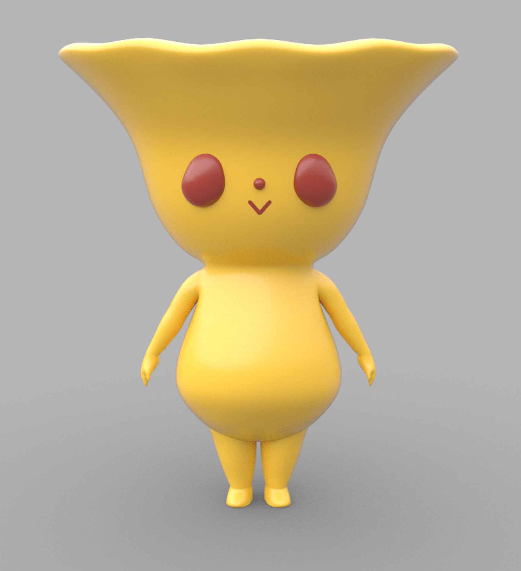  / 3D Model of my character Glenny for Character Development, created with Maya and Substance Painter 