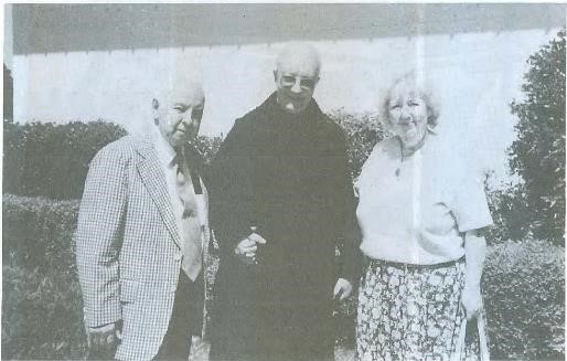 Father Kohlhass / Father Kohlhass visits Fort Gordon, 1989. Father Radbert Kohlhass Collection, USASC&FG Archives. 