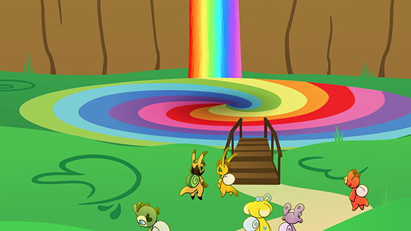  / Still wide shot from "Critterland: Stickers," An animated short film created using Toon Boom Harmony, Adobe Illustrator, and After Effects.
