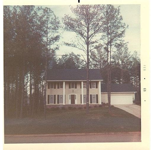  / First Geer Family home, Hampton Hall (Brookhaven), Atlanta, 1969. 