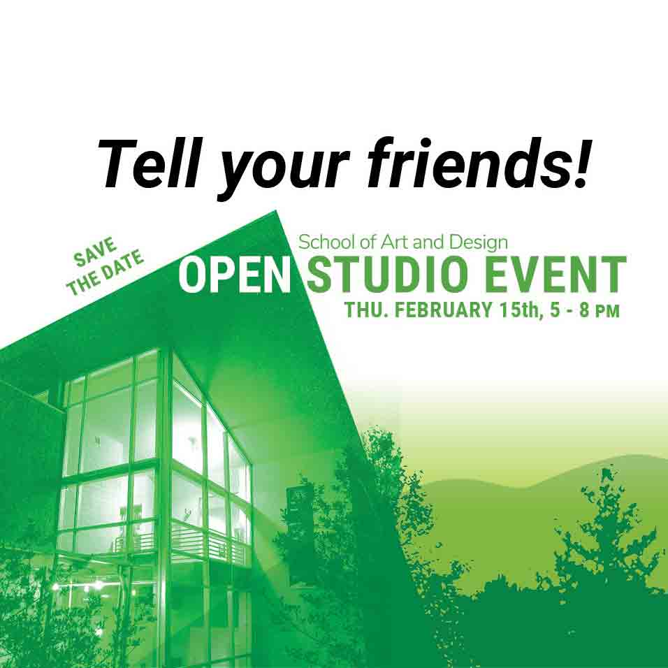 Open Studio Event flier