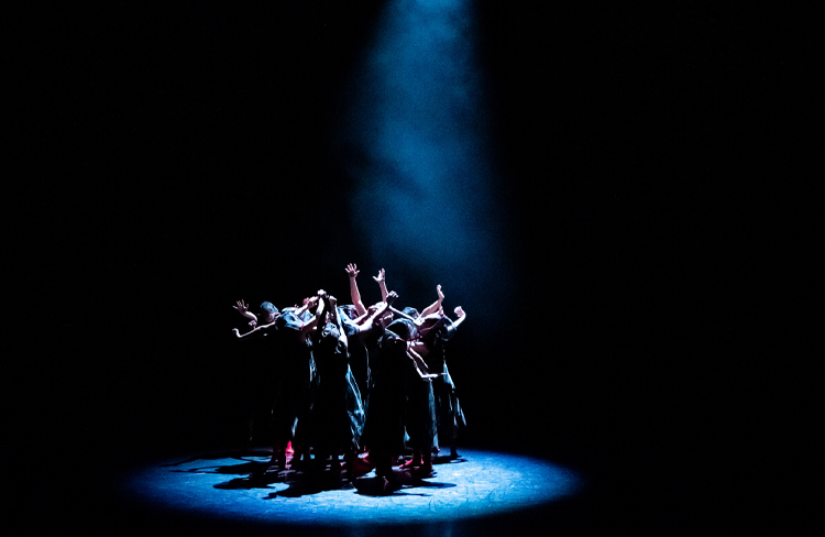 dancers in a circle