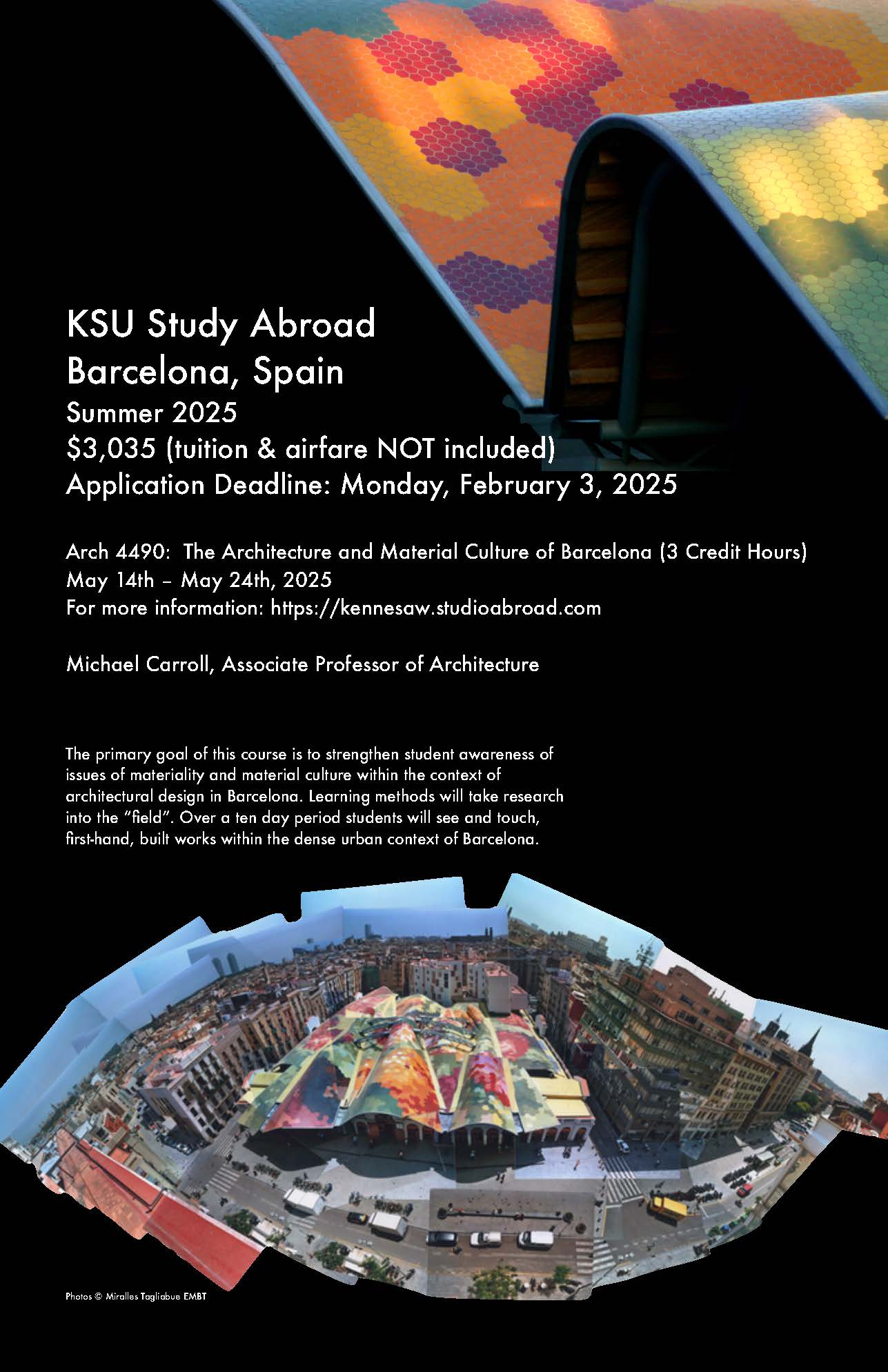 KSU Study Abroad poster. 