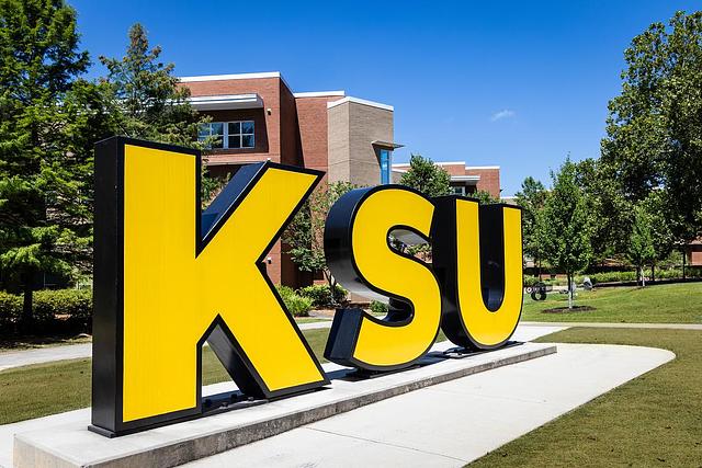 KSU Sign on Marietta Campus.