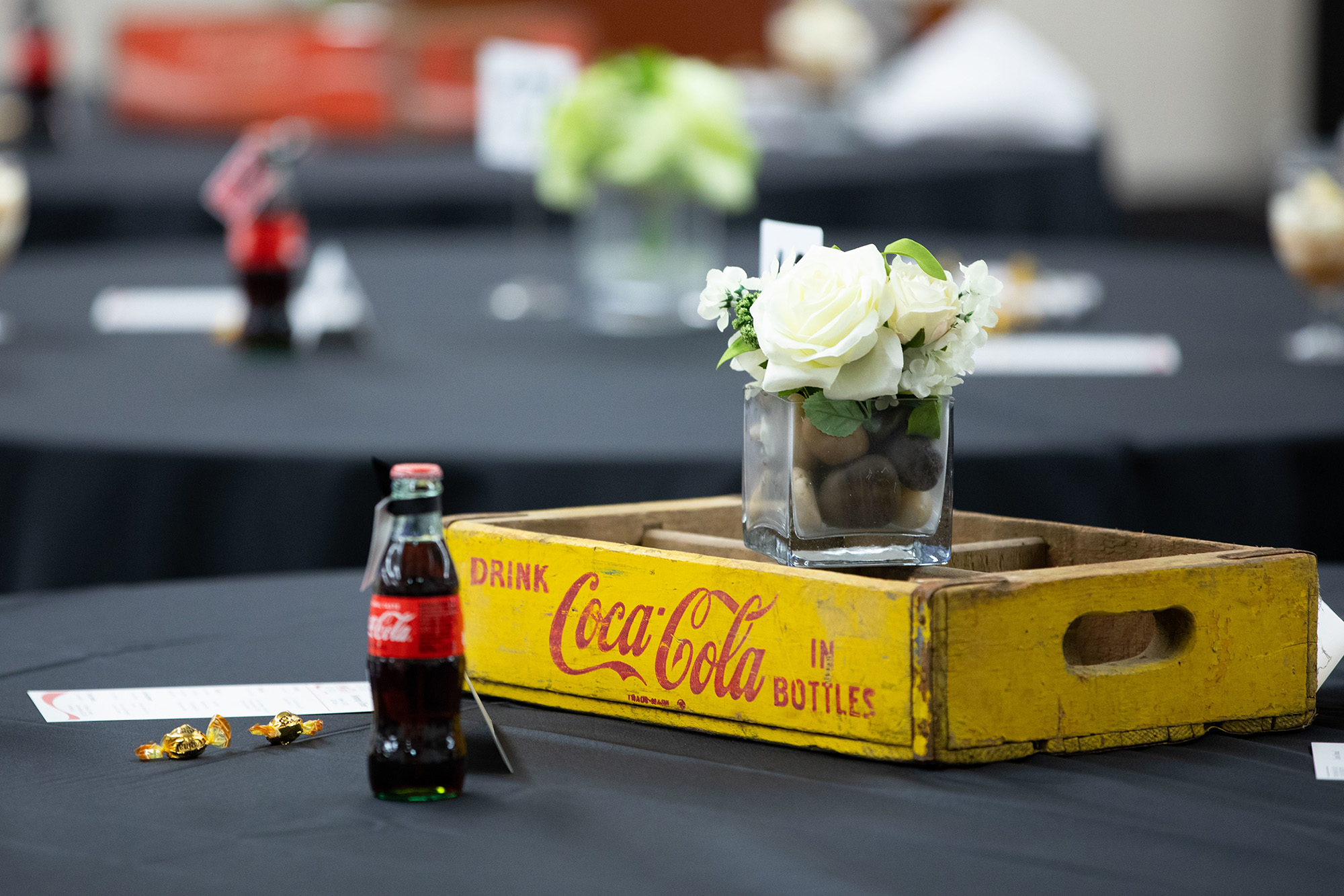 2020 Mentor Dinner / Coca Cola bottle and crate