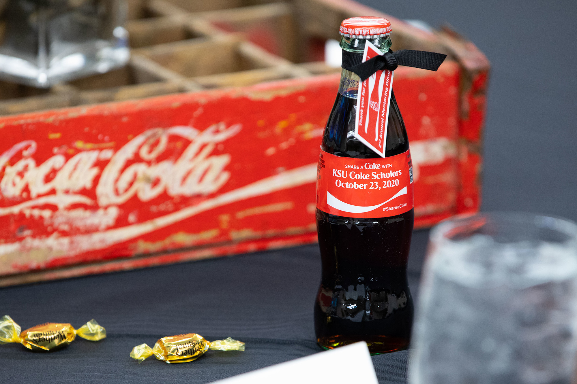 2020 Mentor Dinner / Coca Cola bottle and crate