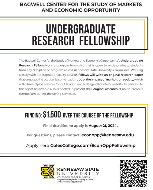 Read a pdf of the Undergraduate Research Fellowship flyer
