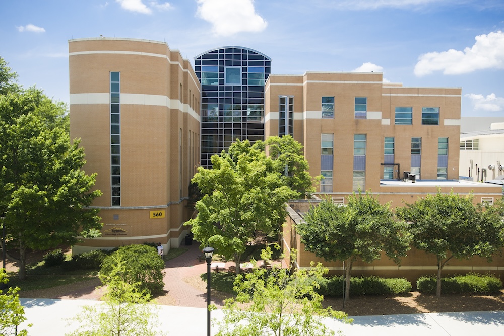 Photo of the Burruss Building, home of Coles College