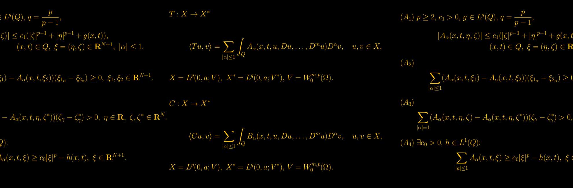 a blackbord full of mathematical equations.