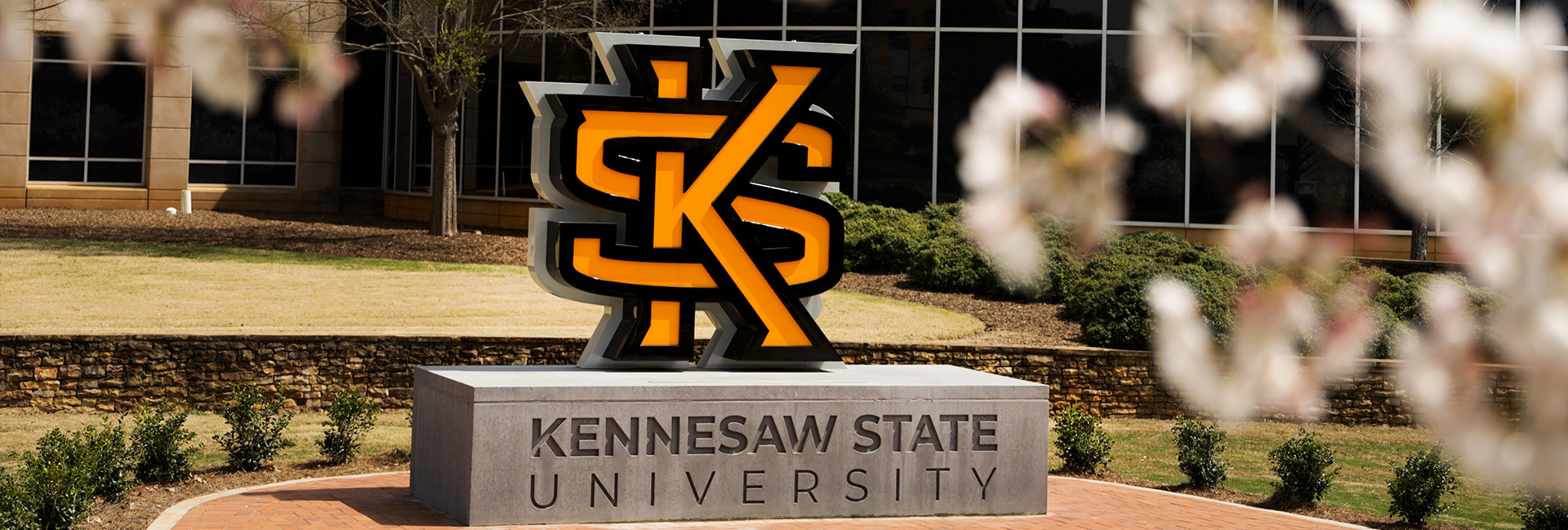 ks logo on campus green