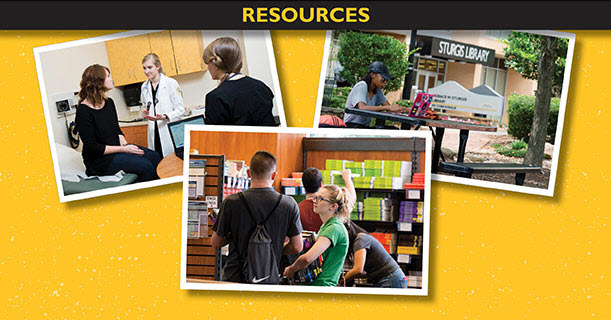 photo collage of resources for ksu students.