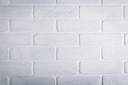 painted white brick decorative wall texture