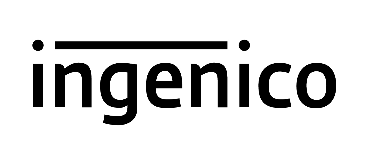 black ingenico logo.