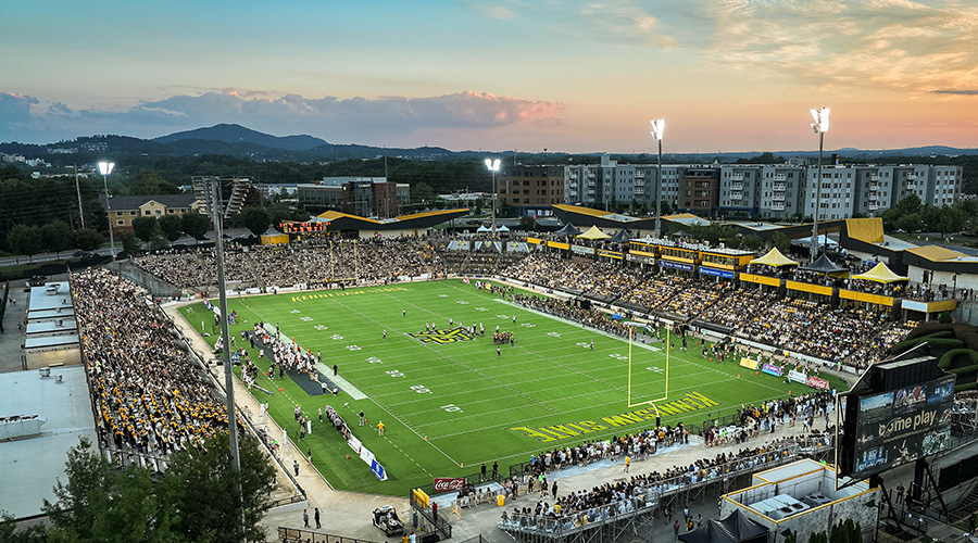 Fans at KSU Football game