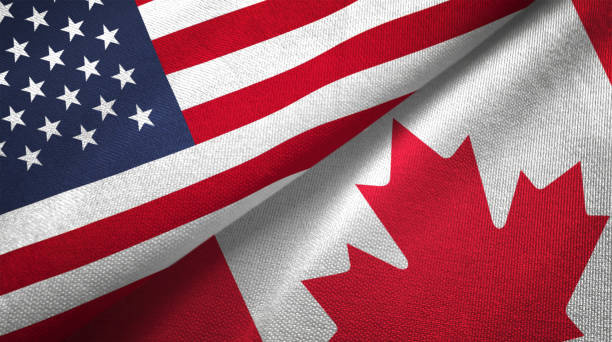 US Canada Flags