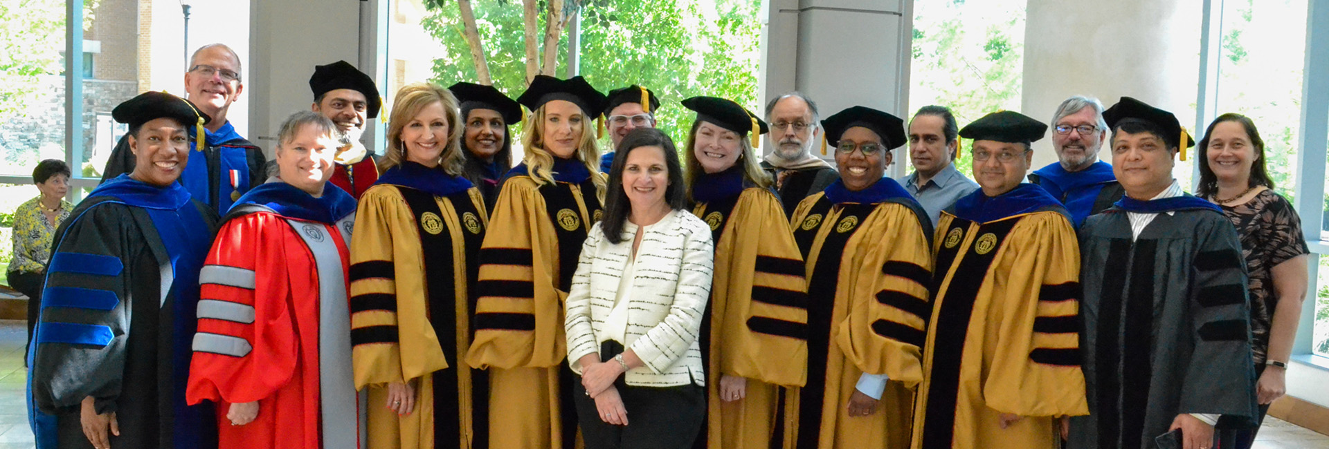 Group of PhD in Business Administration Graduates and Faculty