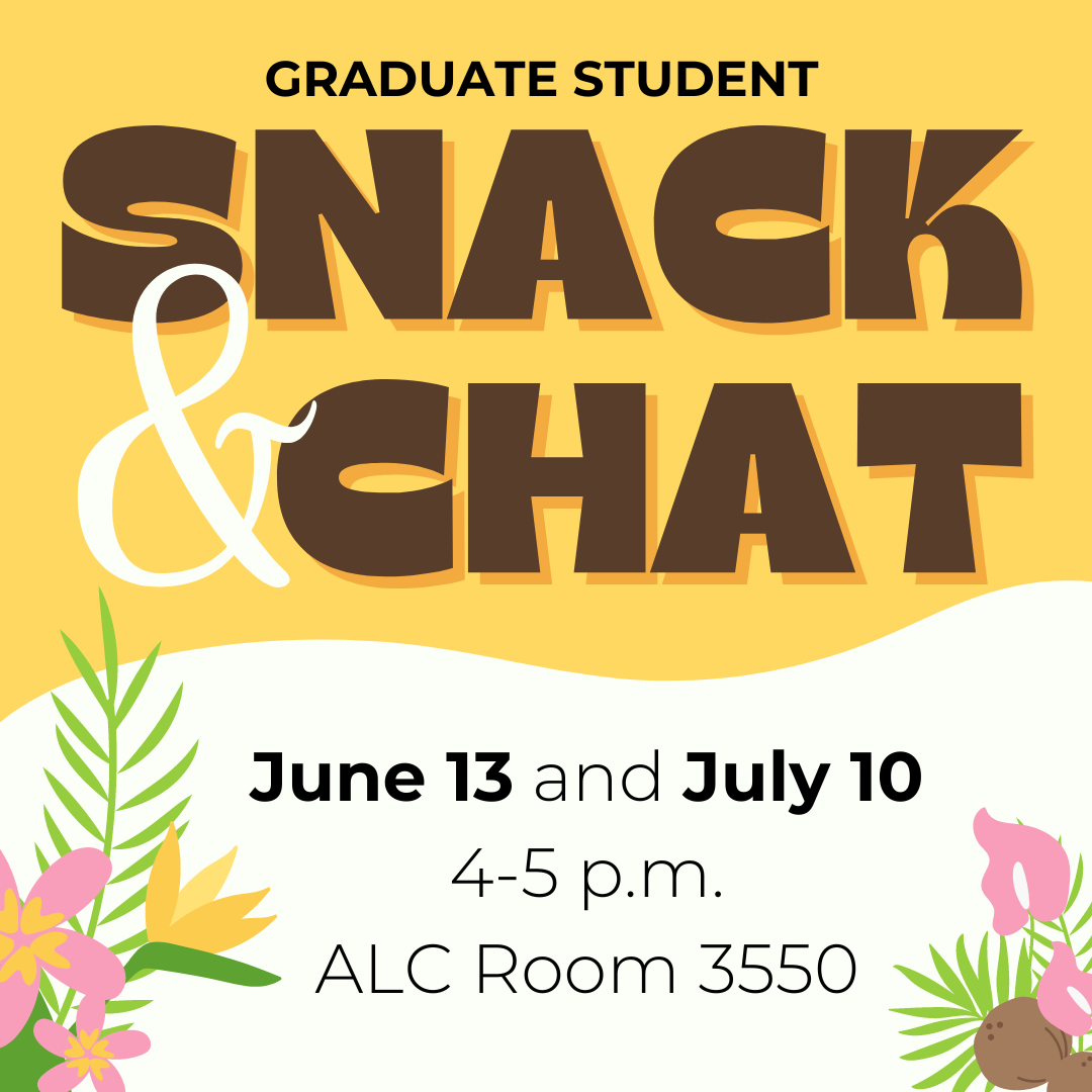 snack chat June 13 and July 10