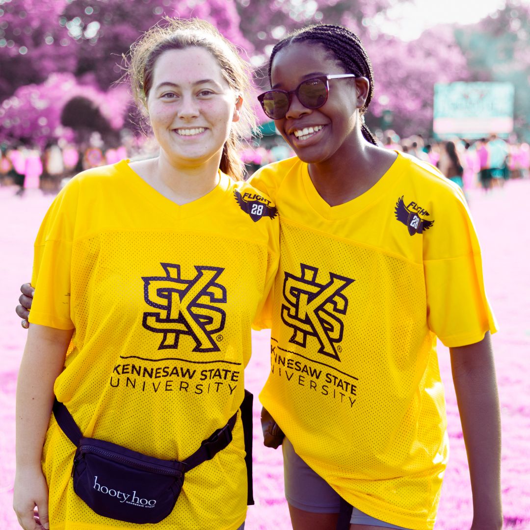 First-Year residents on the Campus Green