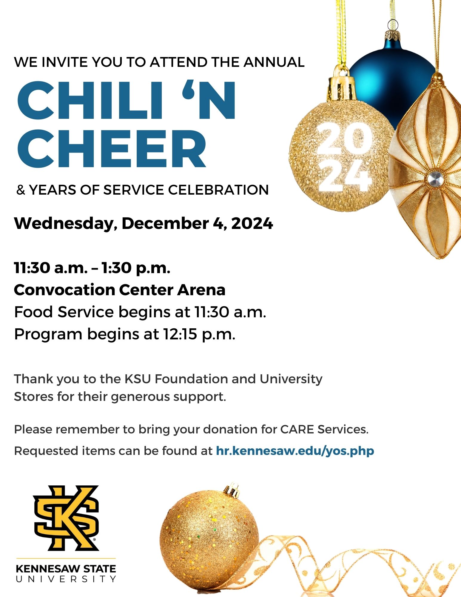 2024 chili and cheer invitation