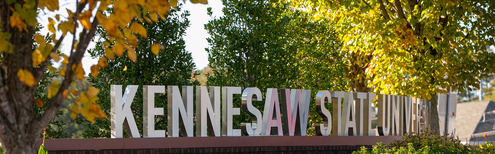 kennesaw state university sign at the marietta campus.