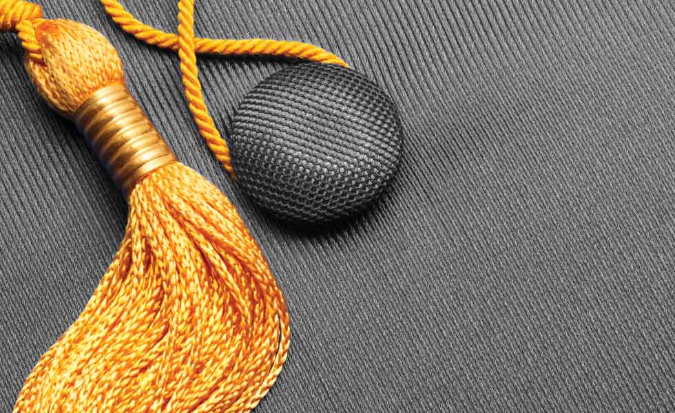 Commencement Cap and Tassel recognizing Fall 2025 KSU graduates.