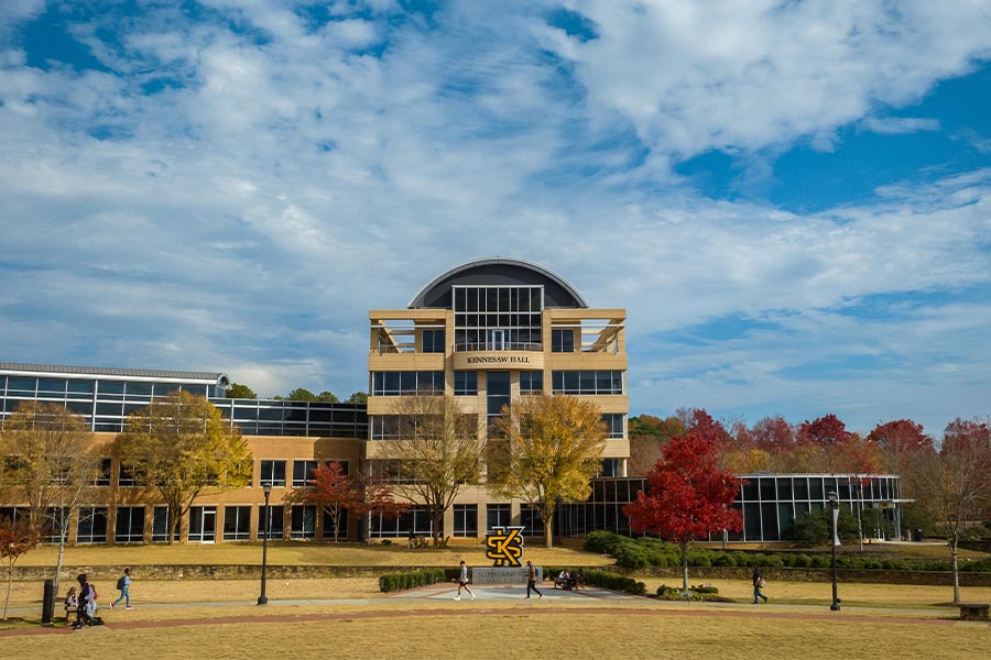 Kennesaw Hall building on campus.