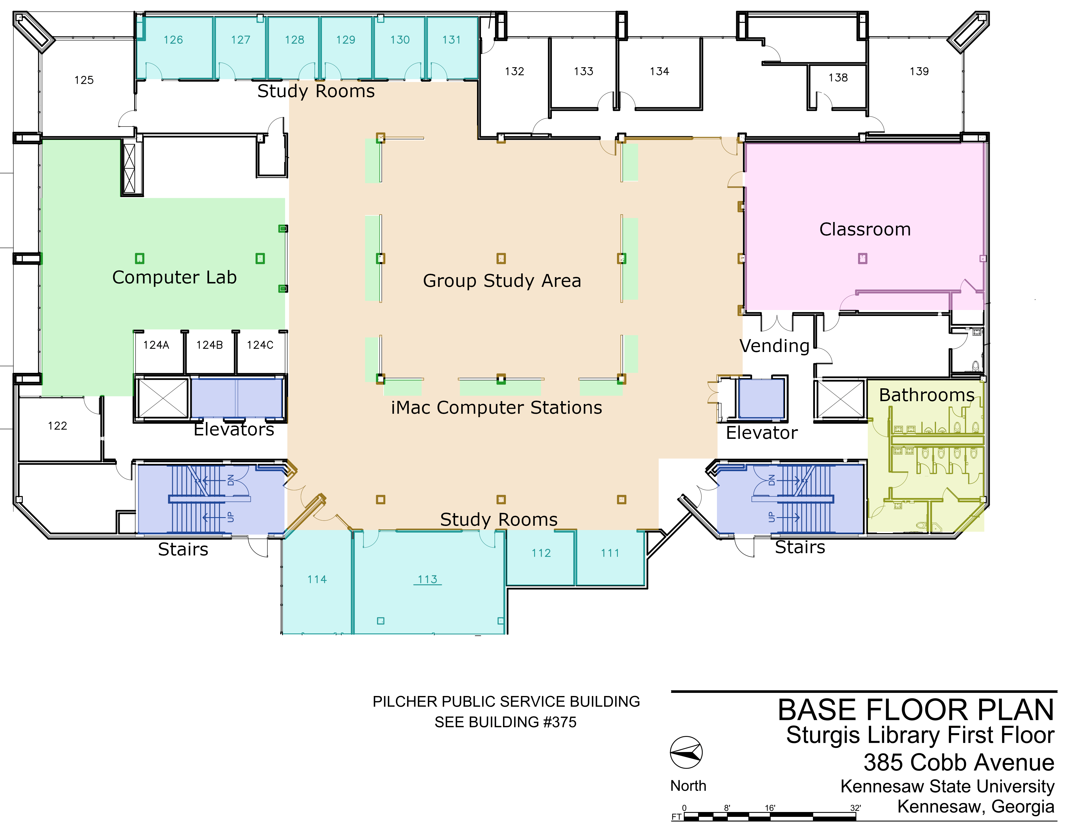 Sturgis first floor map