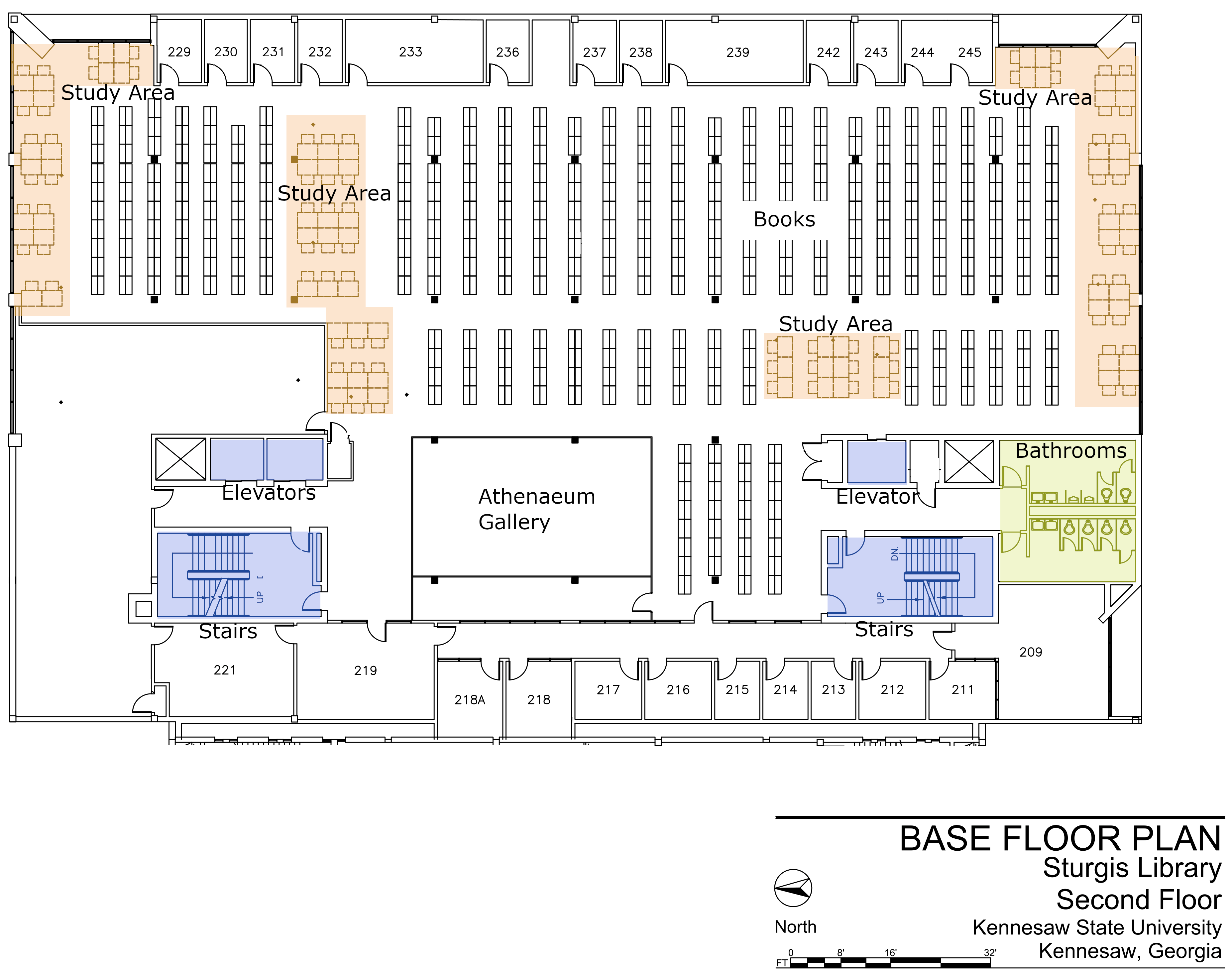 Sturgis second floor map