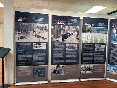 Battle of the Bulge exhibit panels