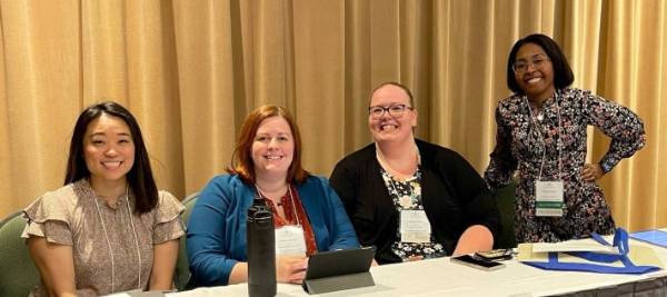 presenters sitting at a table