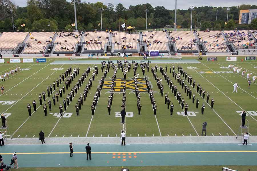 Kennesaw State University marching band. Located in Kennesaw, Georgia. / Kennesaw State University marching band. Located in Kennesaw, Georgia.