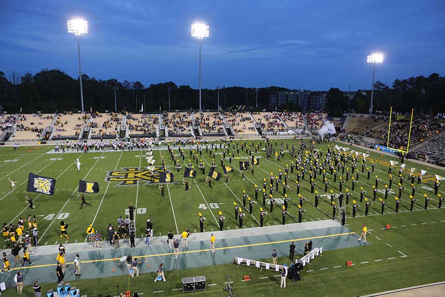 Kennesaw State University marching band. Located in Kennesaw, Georgia. / Kennesaw State University marching band. Located in Kennesaw, Georgia.