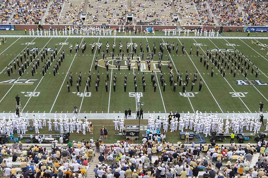 Kennesaw State University marching band. Located in Kennesaw, Georgia. / Kennesaw State University marching band. Located in Kennesaw, Georgia.