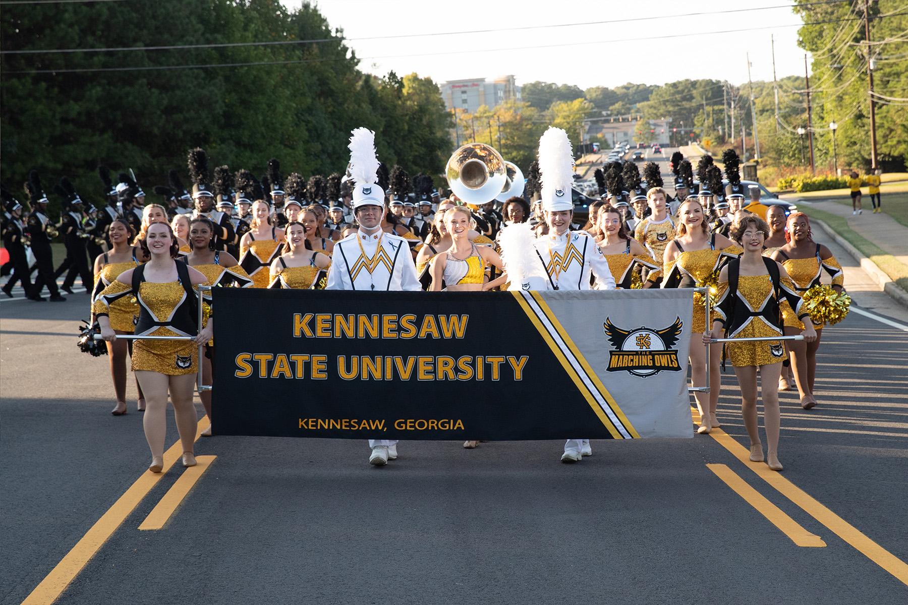 Kennesaw State University marching band. Located in Kennesaw, Georgia. / Kennesaw State University marching band. Located in Kennesaw, Georgia.