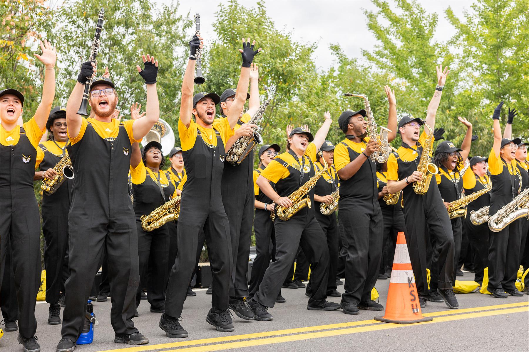 Kennesaw State University marching band. Located in Kennesaw, Georgia. / Kennesaw State University marching band. Located in Kennesaw, Georgia.