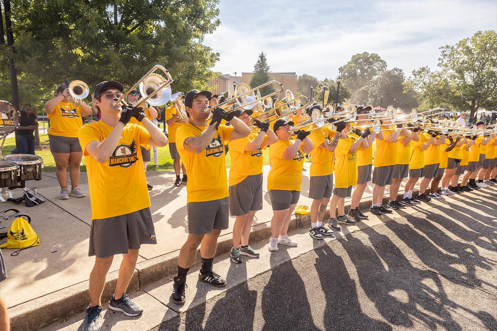 Kennesaw State University marching band. Located in Kennesaw, Georgia. / Kennesaw State University marching band. Located in Kennesaw, Georgia.