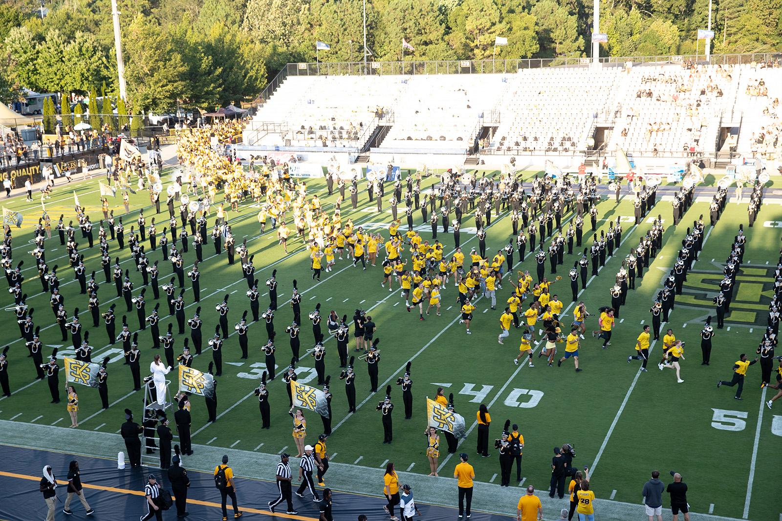 Kennesaw State University marching band. Located in Kennesaw, Georgia. / Kennesaw State University marching band. Located in Kennesaw, Georgia.