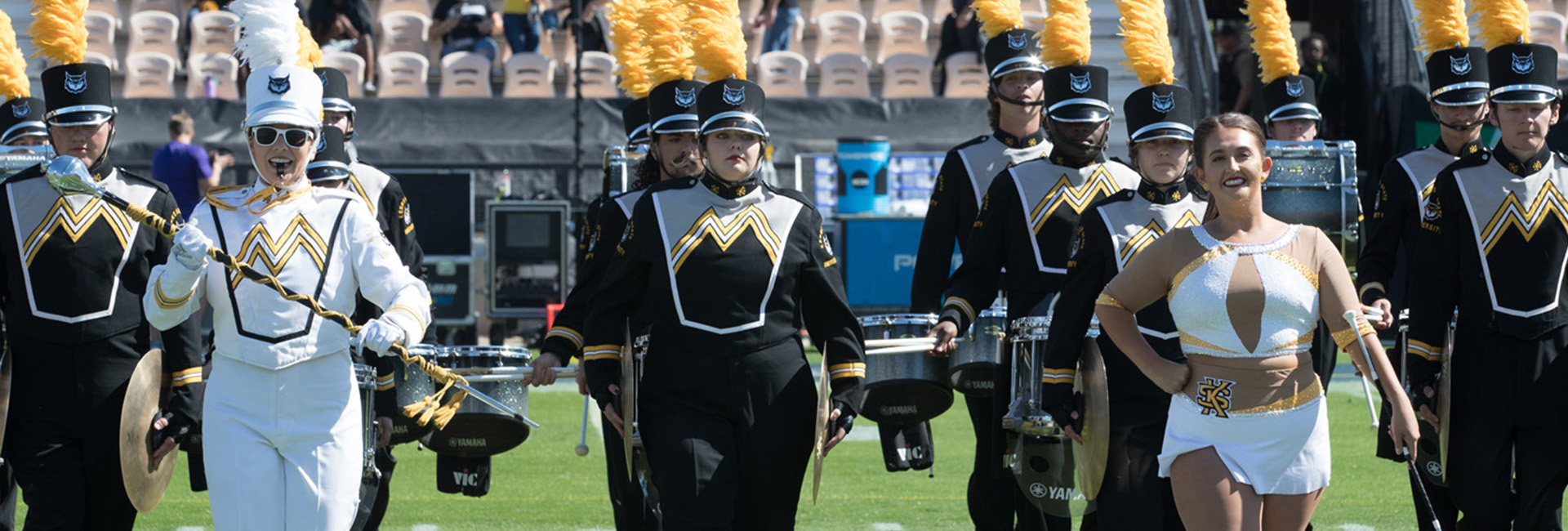 marching band on field