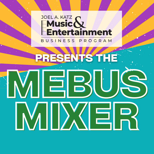 Spring 2023 MEBUS Mixer logo.