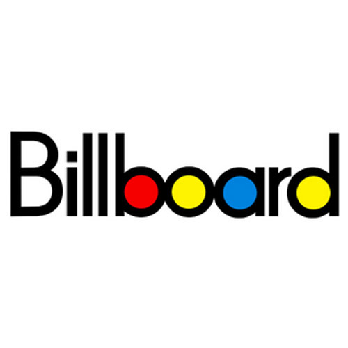 Billboard Music logo, red, blue and yellow.