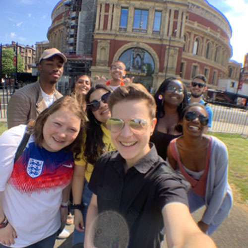 Photo of MEBUS Students in London