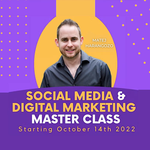 Promo poster of Social Media Masterclass, Fall 2022