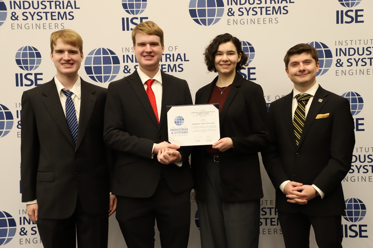 Kennesaw State senior design team places third in international competition