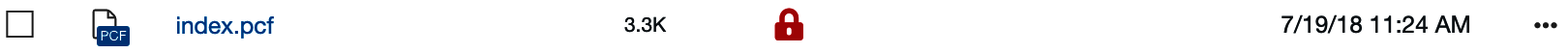 another user's checked-out page icon is a red padlock