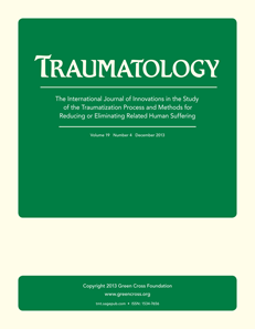 journal cover of traumatology.