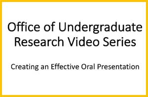 Image of video fourteen - Creating an Effective Oral Presentation