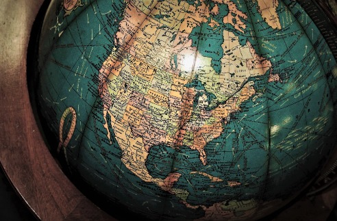 a world globe.