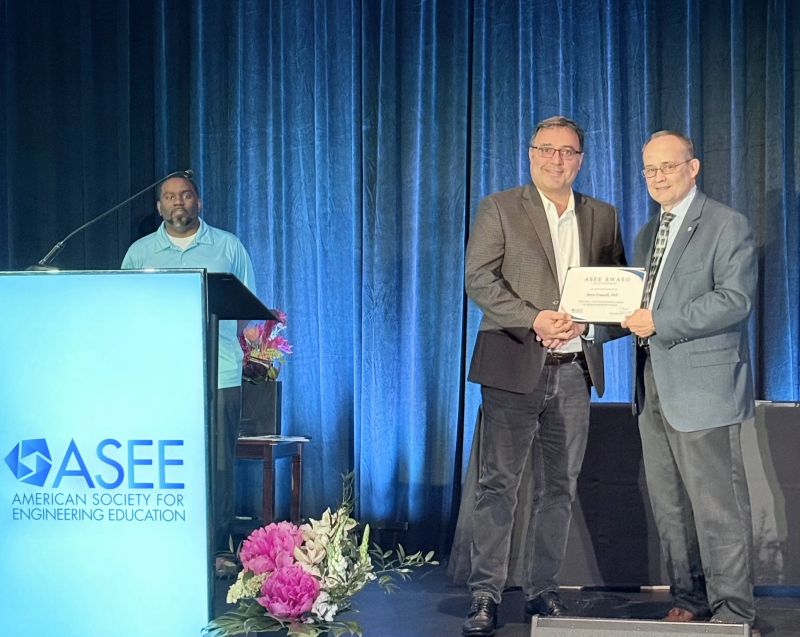 Kennesaw State earns federal contract to help local manufacturers From Left to right Olugbemiga Olatidoye and Amin Esmaeili