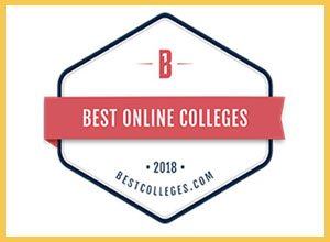 BestColleges.com, Best Online Colleges of 2018 Badge