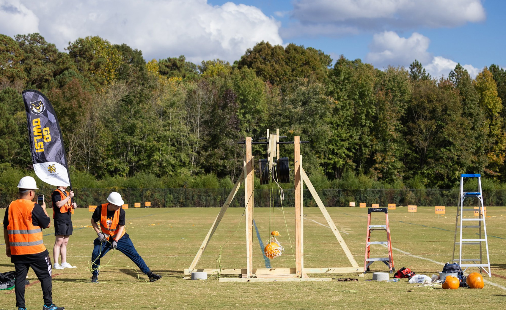 pumpkin launch catapult